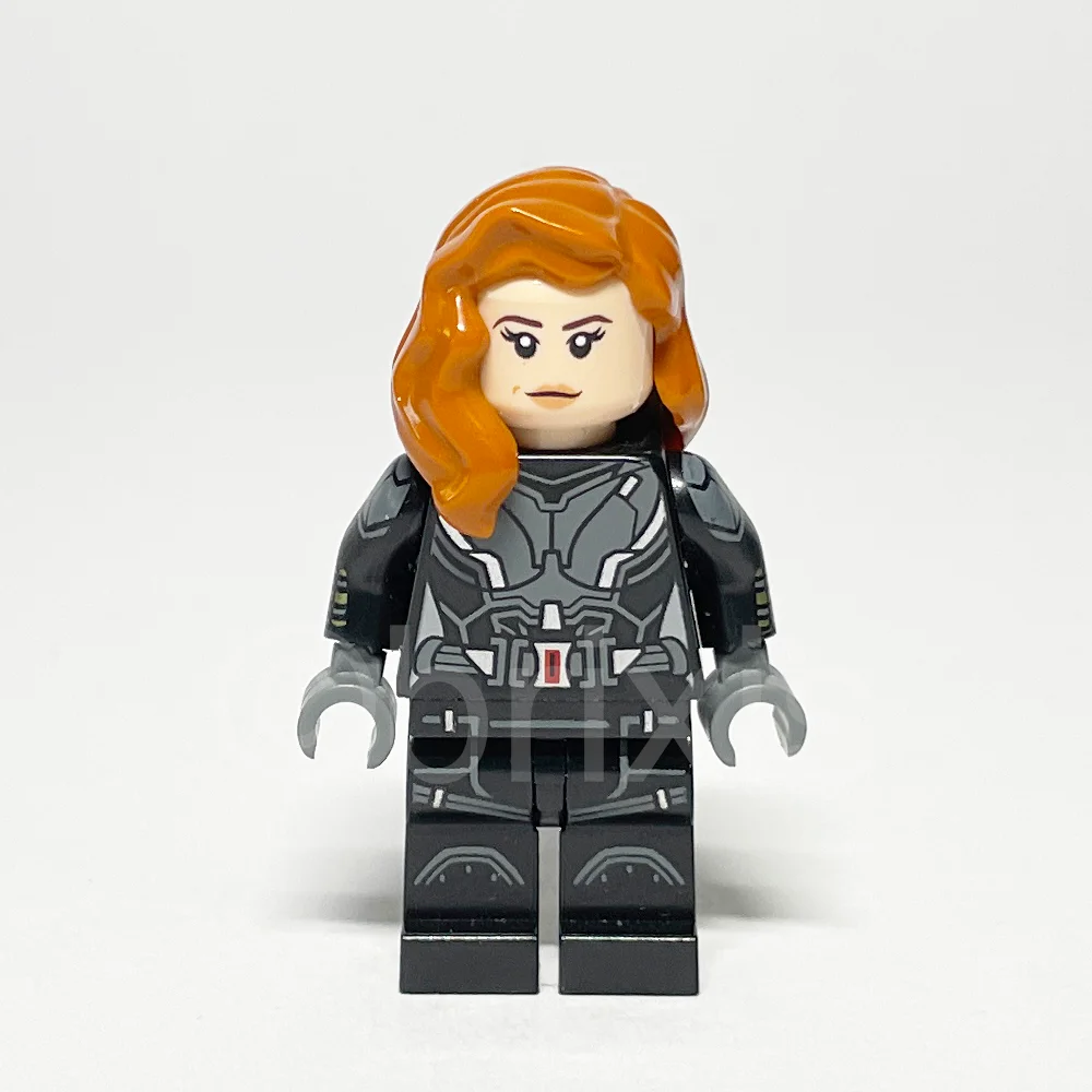LEGO Super Heroes Minifigur Black Widow (SH0637) gebraucht - LEGO Super Heroes Black Widow Minifigure SH0637 LEGO Super Heroes Minifigur Black Widow (SH0637) – Vorderansicht