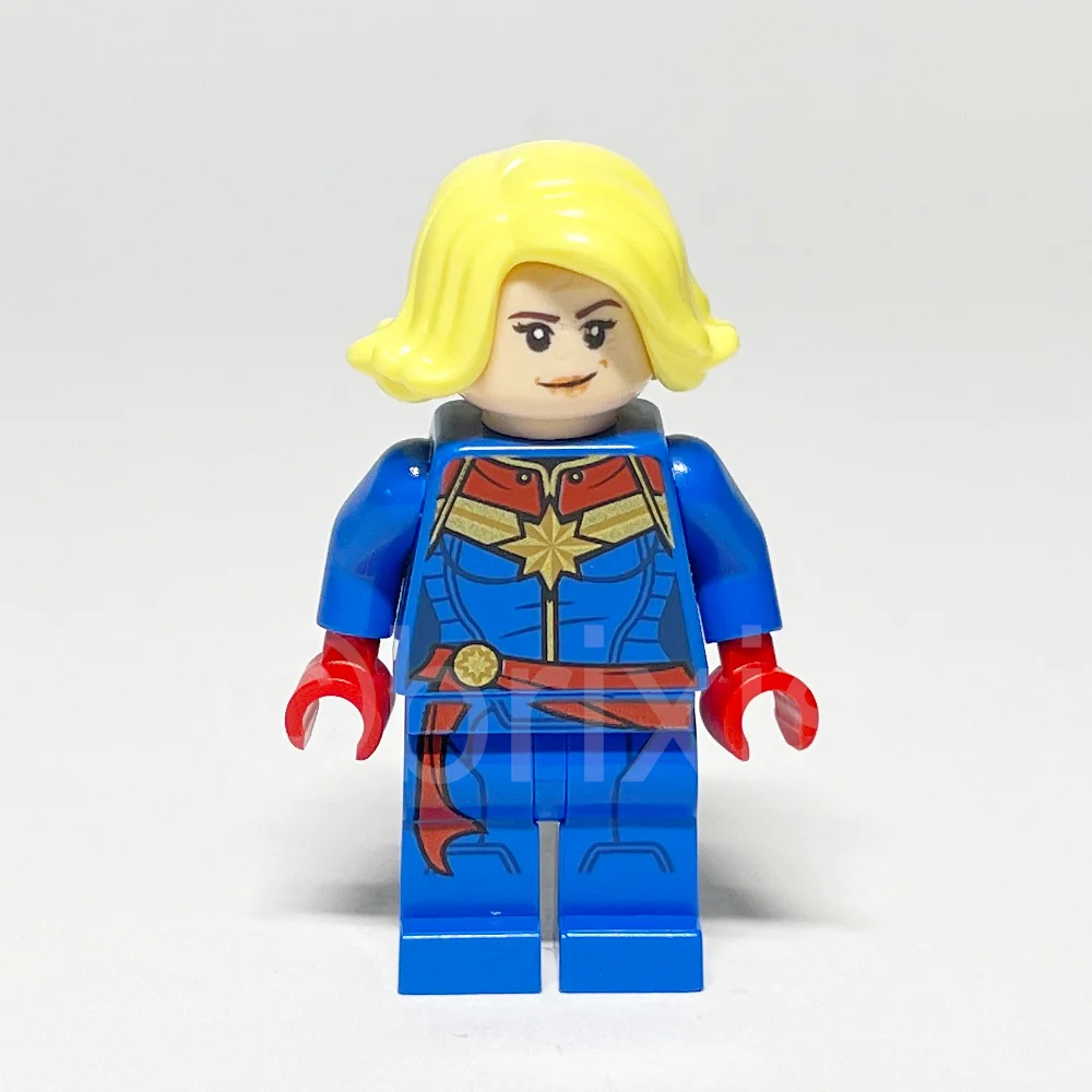 LEGO Super Heroes Minifigur Captain Marvel (SH0639) gebraucht - LEGO Super Heroes Captain Marvel Minifigure SH0639 LEGO Super Heroes Minifigur Captain Marvel (SH0639) – Vorderansicht