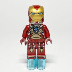 LEGO Marvel Super Heroes Minifigur Iron Man (SH0073) – Vorderansicht