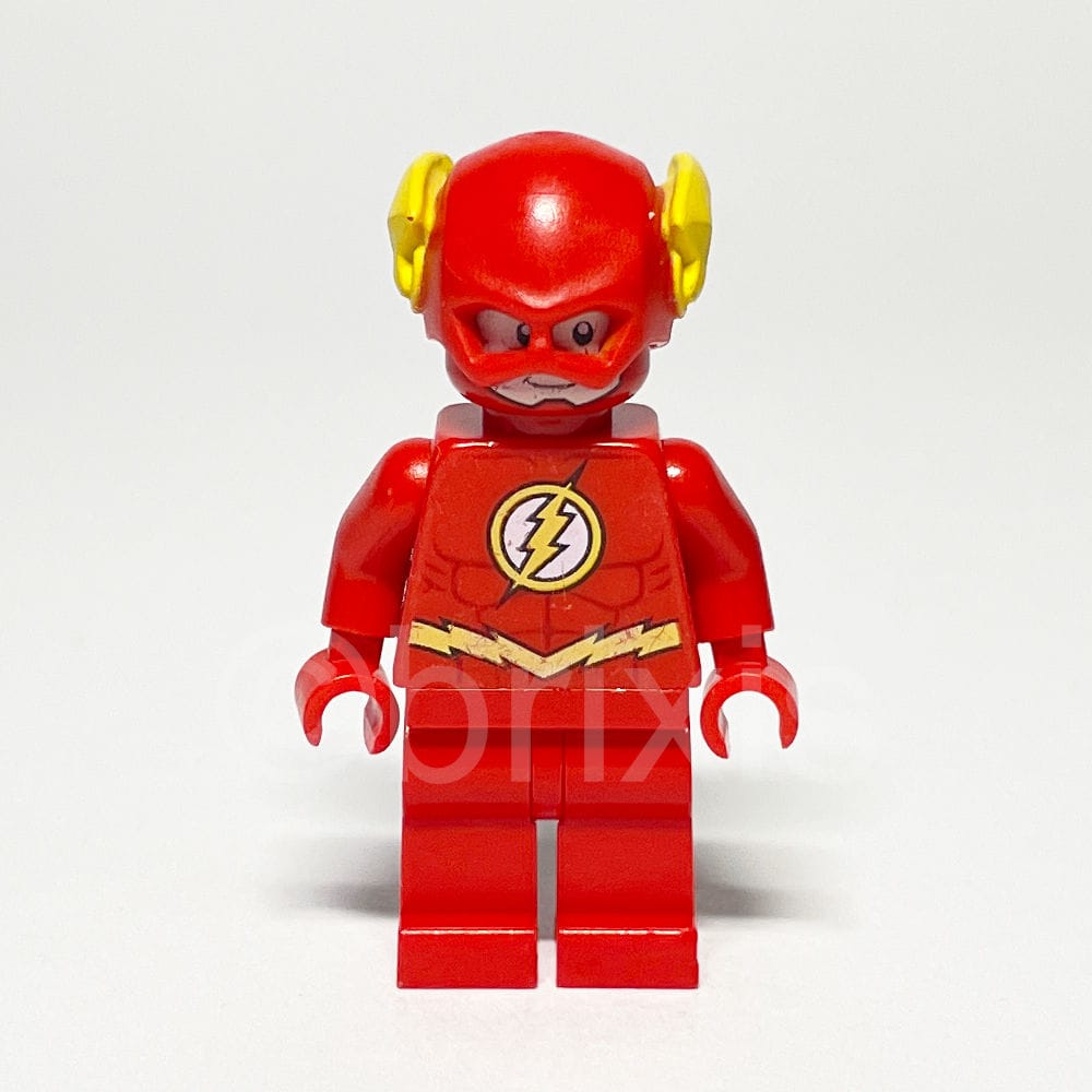 LEGO Super Heroes Minifigur The Flash (SH0087) gebraucht - LEGO Super Heroes The Flash Minifigure SH0087 LEGO Super Heroes Minifigur The Flash (Helm) – Vorderansicht