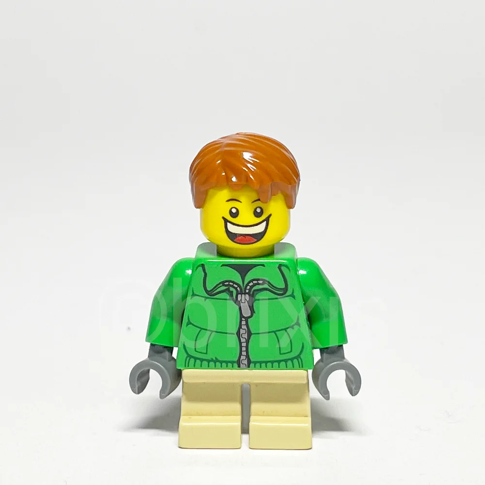 LEGO Town Minifigur Winter Jacket Zipper (CTY0328) gebraucht - LEGO Town Winter Jacket Zipper Minifigur CTY0328 LEGO Town Minifigur Winter Jacket Zipper (CTY0328) – Vorderansicht