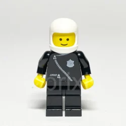 LEGO Town Minifigur Zipper (COP003) – Vorderansicht
