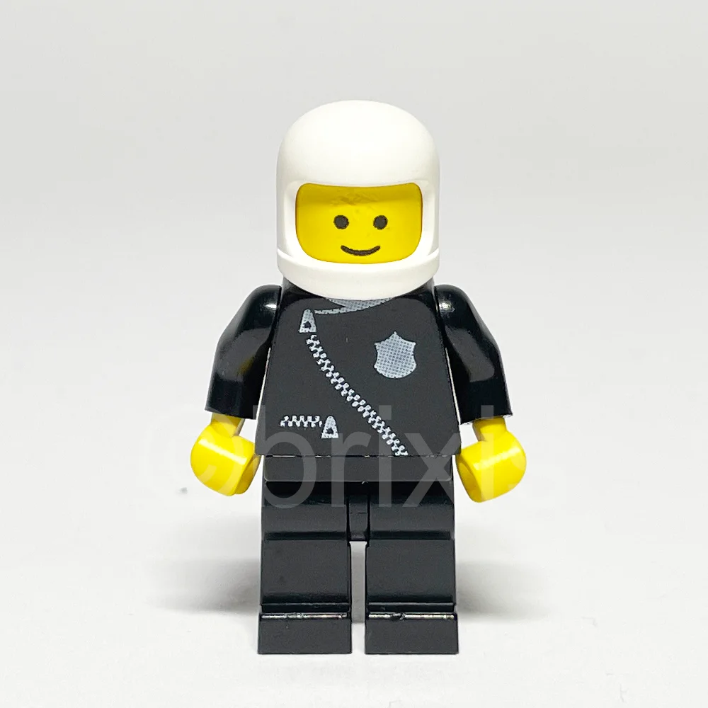 LEGO Town Minifigur Zipper (COP003) gebraucht - LEGO Town Zipper Minifigur COP003 LEGO Town Minifigur Zipper (COP003) – Vorderansicht