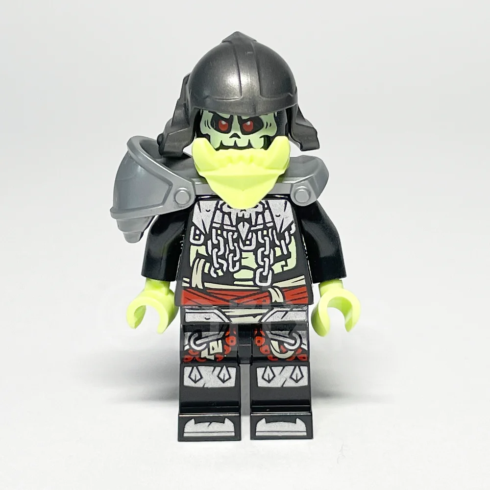 LEGO NINJAGO Minifigur Bone Knight (NJO0793) gebraucht - LEGO NINJAGO Minifigur Bone Knight NJO0793 gebraucht LEGO NINJAGO Minifigur Bone Knight (NJO0793) – Vorderansicht