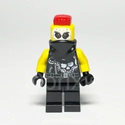 LEGO NINJAGO Minifigur Chopper Maroon (NJO0388) – Vorderansicht