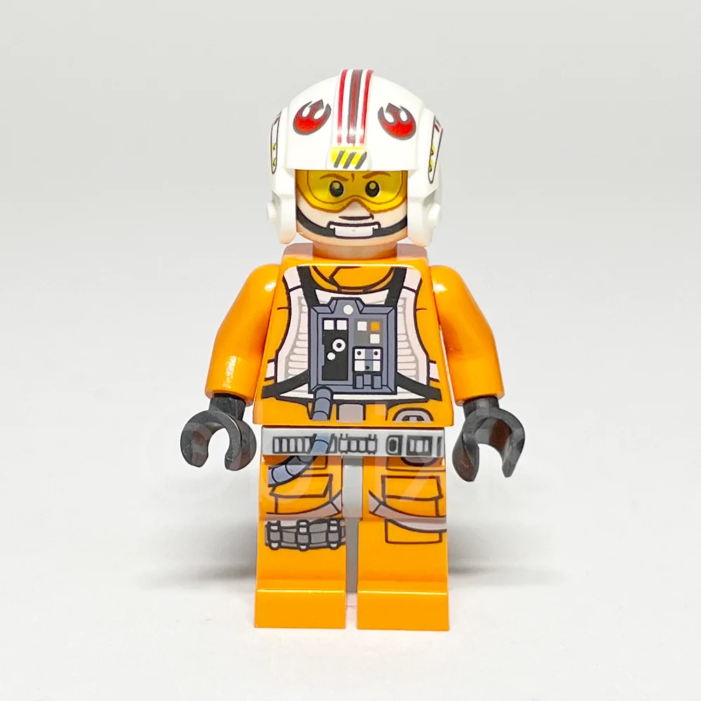 LEGO Star Wars Minifigur Luke Skywalker (SW0991) gebraucht - LEGO Star Wars Minifigur Luke Skywalker SW0991 gebraucht LEGO Star Wars Minifigur Luke Skywalker (SW0991) – Vorderansicht