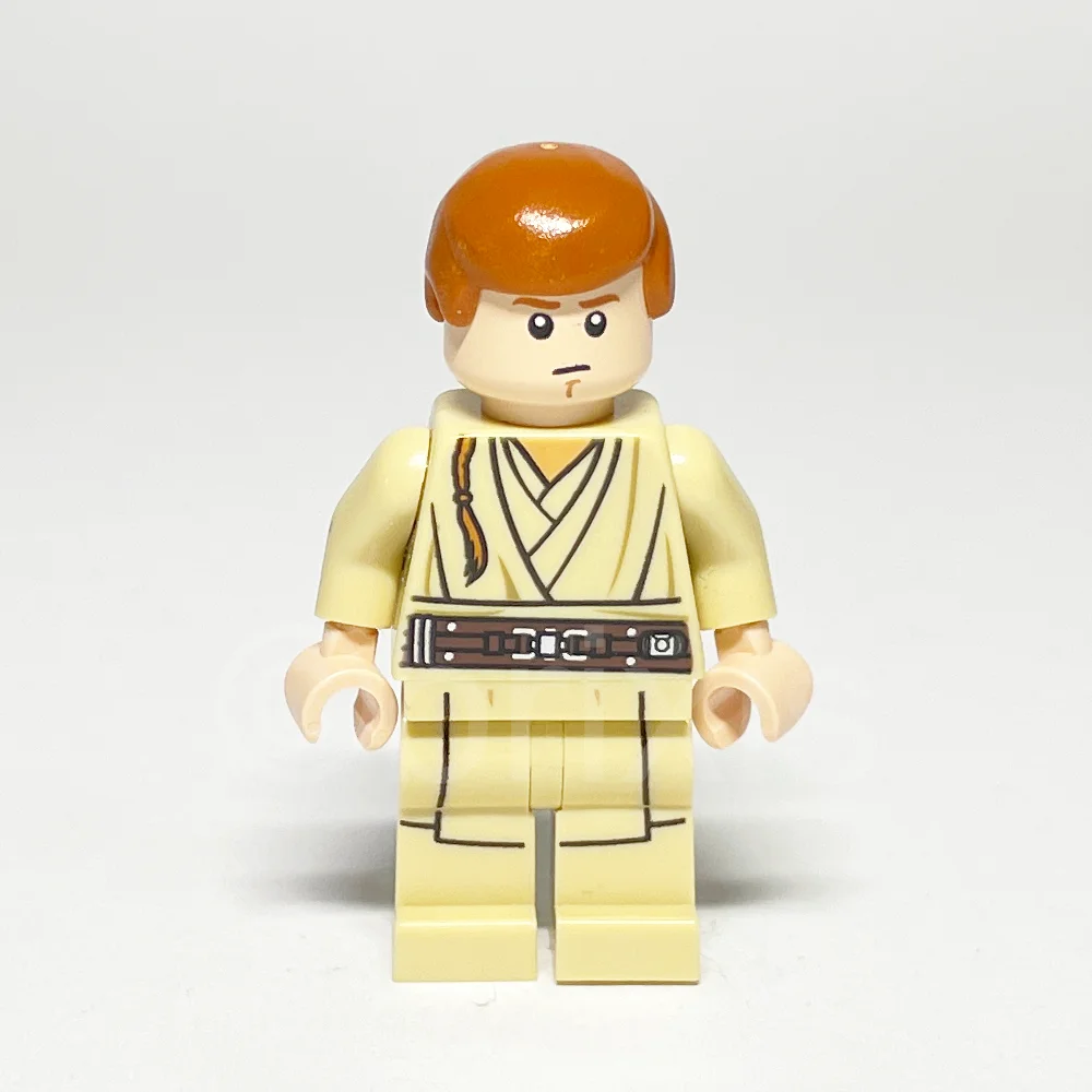 LEGO Star Wars Minifigur Obi-Wan Kenobi (SW0812) gebraucht - LEGO Star Wars Minifigur Obi Wan Kenobi SW0812 gebraucht LEGO Star Wars Minifigur Obi-Wan Kenobi (SW0812) – Vorderansicht