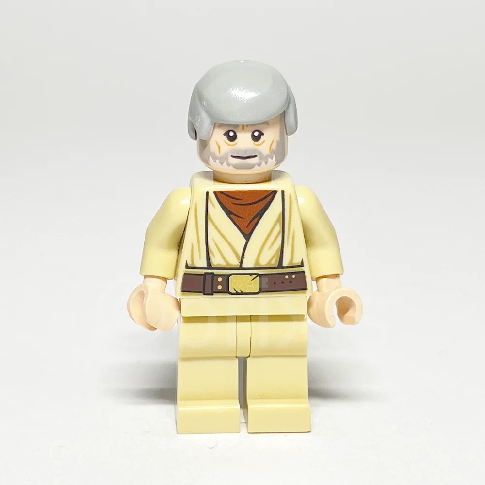 LEGO Star Wars Minifigur Obi-Wan Kenobi (SW1084) gebraucht - LEGO Star Wars Minifigur Obi Wan Kenobi SW1084 gebraucht LEGO Star Wars Minifigur Obi-Wan Kenobi (SW1084) – Vorderansicht