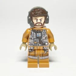 LEGO Star Wars Minifigur Resistance Speeder Pilot (SW0883) – Vorderansicht