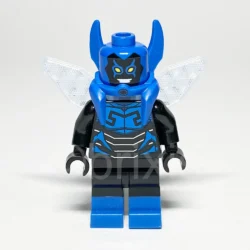 LEGO Super Heroes Minifigur Blue Beetle (SH0278) – Vorderansicht