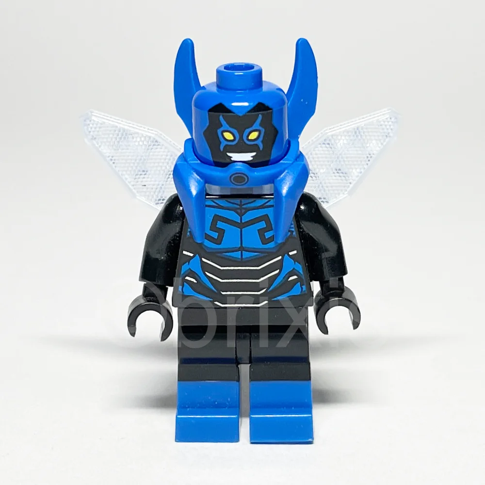 LEGO Super Heroes Minifigur Blue Beetle (SH0278) gebraucht - LEGO Super Heroes Minifigur Blue Beetle SH0278 gebraucht LEGO Super Heroes Minifigur Blue Beetle (SH0278) – Vorderansicht