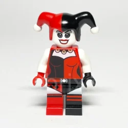 LEGO Super Heroes Minifigur Harley Quinn (SH0199) – Vorderansicht
