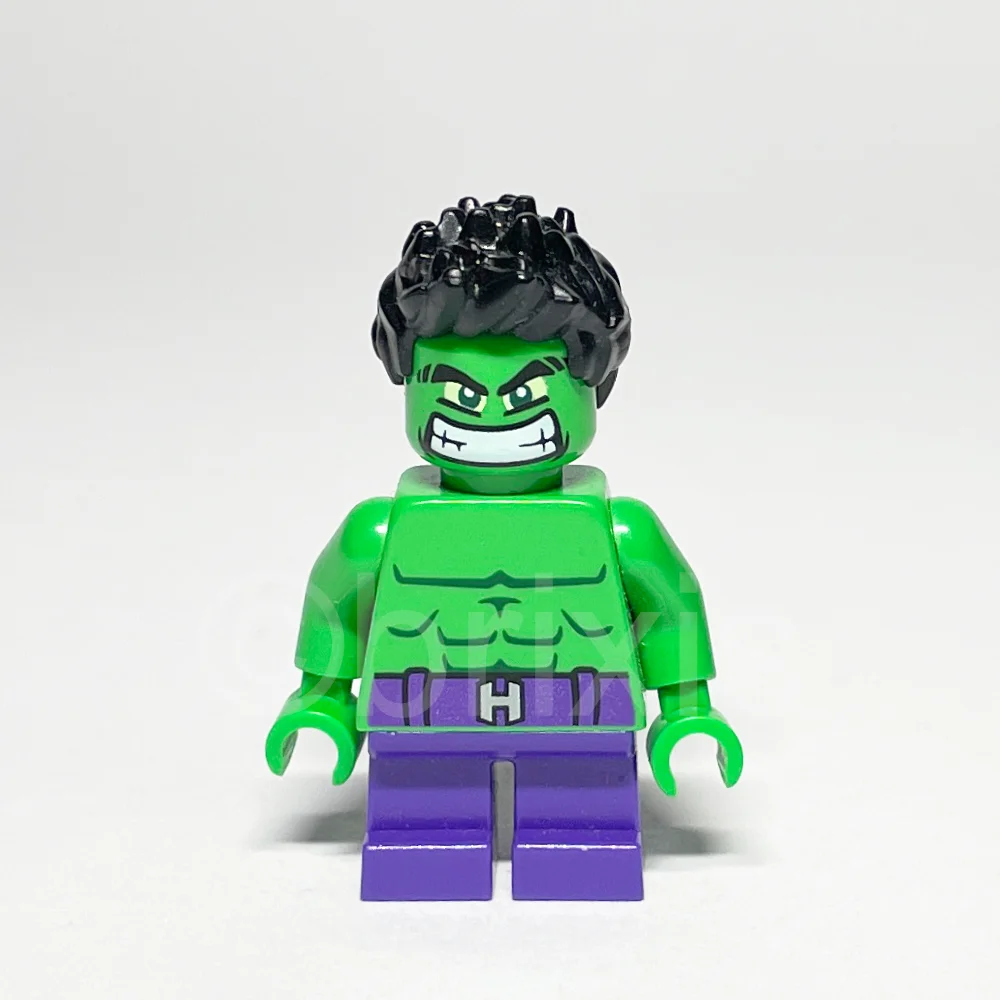 LEGO Super Heroes Minifigur Hulk (SH0252) gebraucht - LEGO Super Heroes Minifigur Hulk SH0252 gebraucht LEGO Super Heroes Minifigur Hulk (SH0252) – Vorderansicht