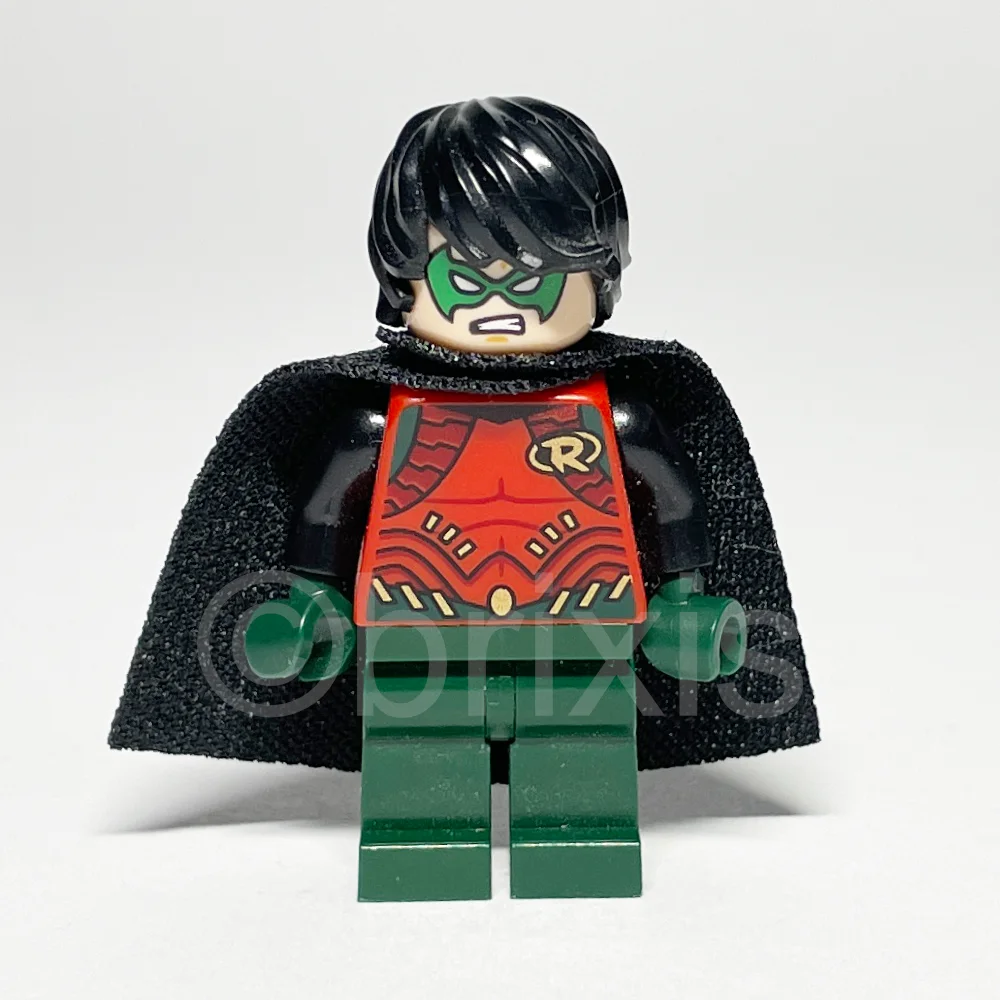 LEGO Super Heroes Minifigur Robin (SH0195) gebraucht - LEGO Super Heroes Minifigur Robin SH0195 gebraucht LEGO Super Heroes Minifigur Robin (SH0195) – Vorderansicht