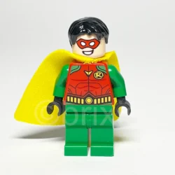 LEGO Super Heroes Minifigur Robin (SH0514) – Vorderansicht