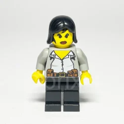 LEGO Adventurers Minifigur Alexis Sanister (ADV002) – Vorderansicht