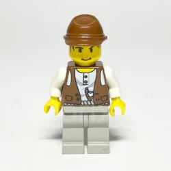 LEGO Adventurers Minifigur Mike (ADV014) – Vorderansicht