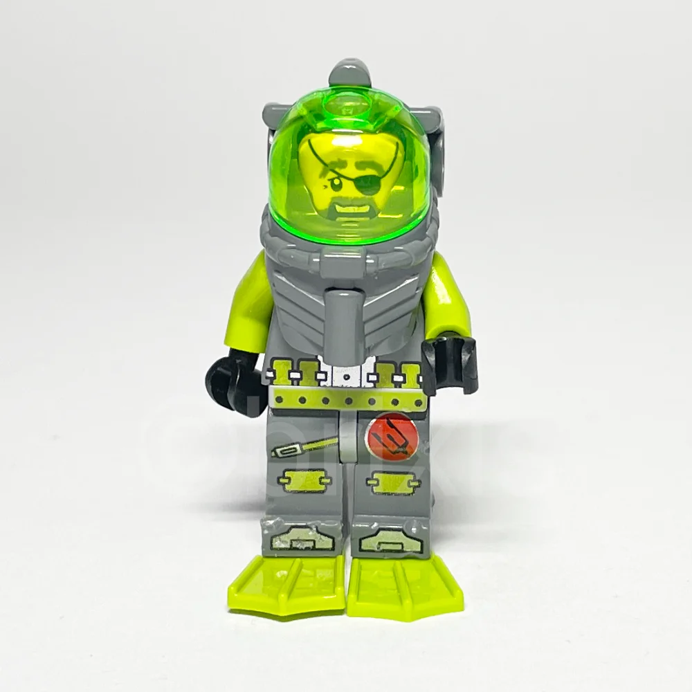 LEGO Atlantis Minifigur Atlantis Diver 3 (ATL005) gebraucht - LEGO Atlantis Minifigur Atlantis Diver 3 ATL005 gebraucht LEGO Atlantis Minifigur Atlantis Diver 3 (ATL005) – Vorderansicht