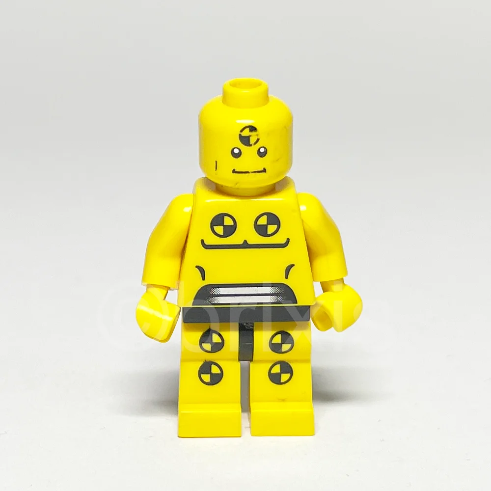 LEGO Collectible Minifigur Demolition Dummy (COL008) gebraucht - LEGO Collectible Minifigur Demolition Dummy COL008 gebraucht LEGO Collectible Minifigur Demolition Dummy (COL008) – Vorderansicht