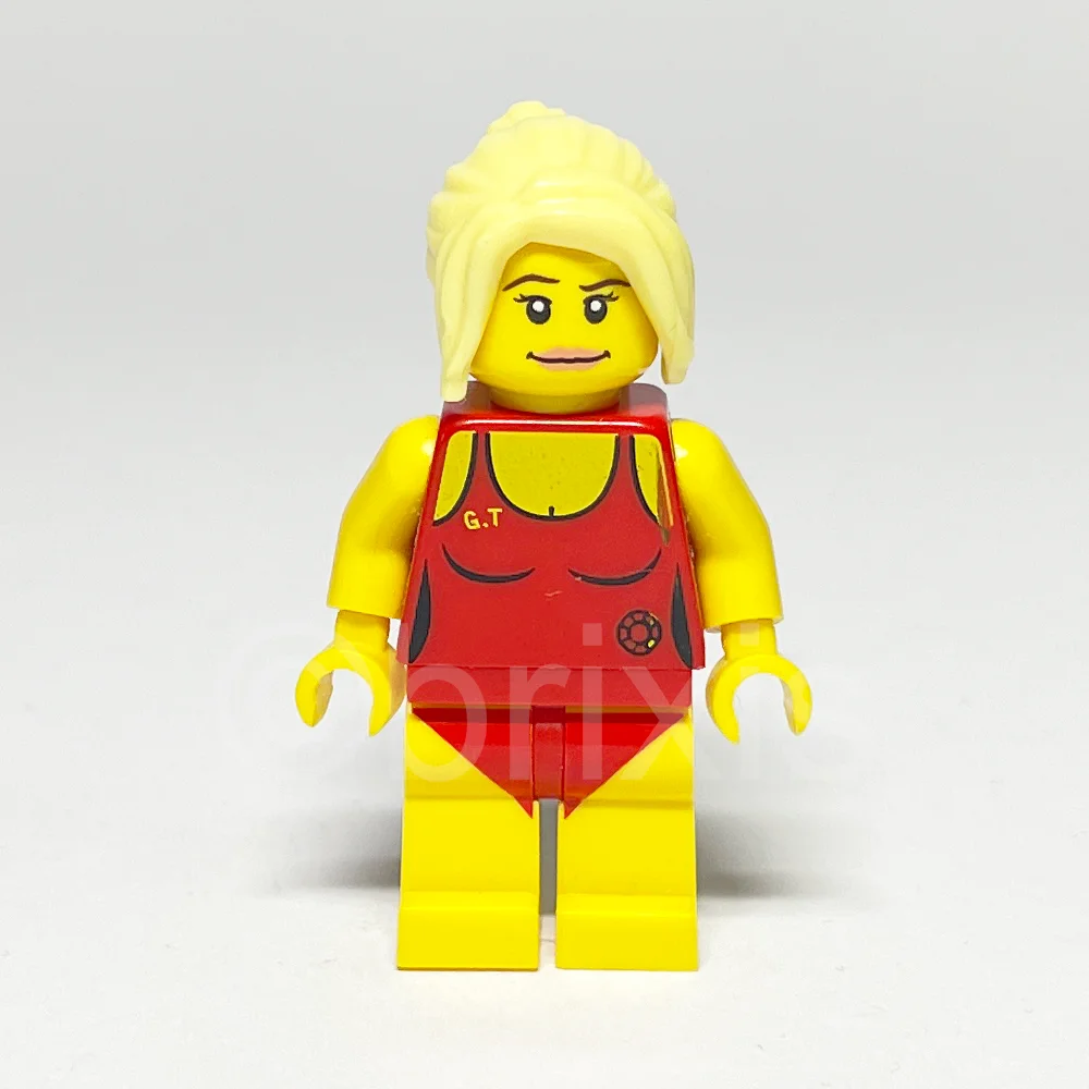 LEGO Collectible Minifigur Lifeguard (COL024) gebraucht - LEGO Collectible Minifigur Lifeguard COL024 gebraucht LEGO Collectible Minifigur Lifeguard (COL024) – Vorderansicht