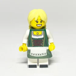 LEGO Collectible Minifigur Pretzel Girl (COL165) – Vorderansicht