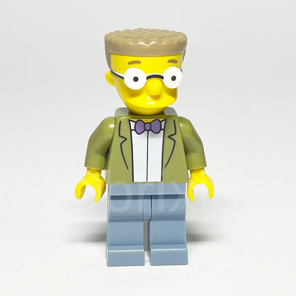 LEGO Collectible Minifigur Waylon Smithers (SIM041) gebraucht - LEGO Collectible Minifigur Waylon Smithers SIM041 gebraucht LEGO Collectible Minifigur Waylon Smithers (SIM041) – Vorderansicht