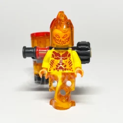 LEGO NEXO KNIGHTS Minifigur Flama (NEX054) – Vorderansicht
