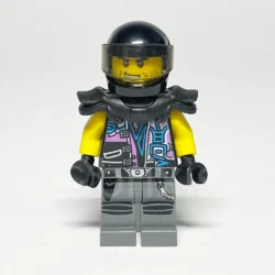 LEGO NINJAGO Minifigur Skip Vicious (NJO0395) – Vorderansicht