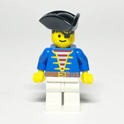 LEGO Pirates Minifigur Pirate (PI006) – Vorderansicht