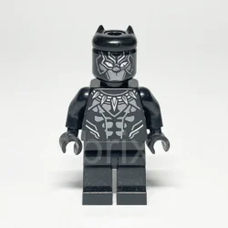 LEGO Super Heroes Minifigur Black Panther (SH0807) – Vorderansicht