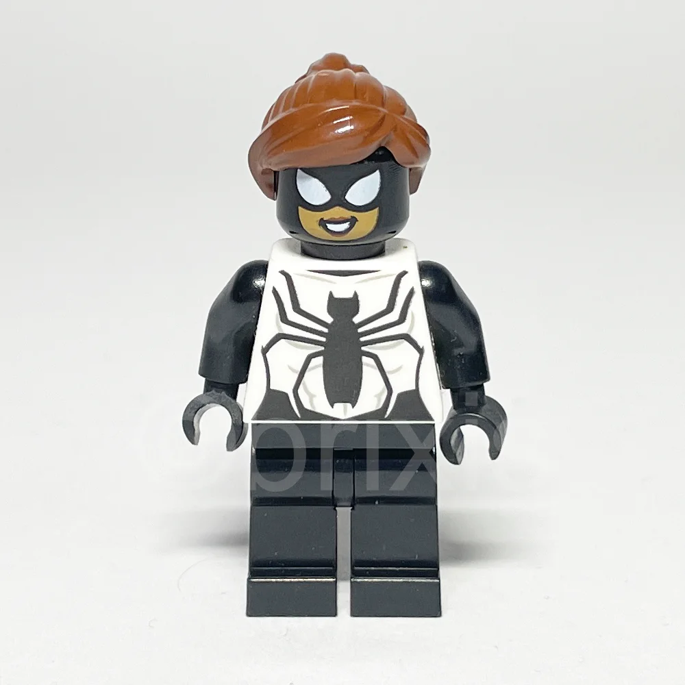 LEGO Super Heroes Minifigur Spider-Girl (SH0615) gebraucht - LEGO Super Heroes Minifigur Spider Girl SH0615 gebraucht LEGO Super Heroes Minifigur Spider-Girl (SH0615) – Vorderansicht