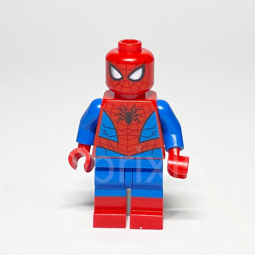 LEGO Super Heroes Minifigur Spider-Man (SH0536) gebraucht - LEGO Super Heroes Minifigur Spider Man SH0536 gebraucht LEGO Super Heroes Minifigur Spider-Man (SH0536) – Vorderansicht
