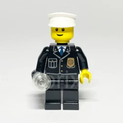 LEGO Town Minifigur Police (COP045) – Vorderansicht